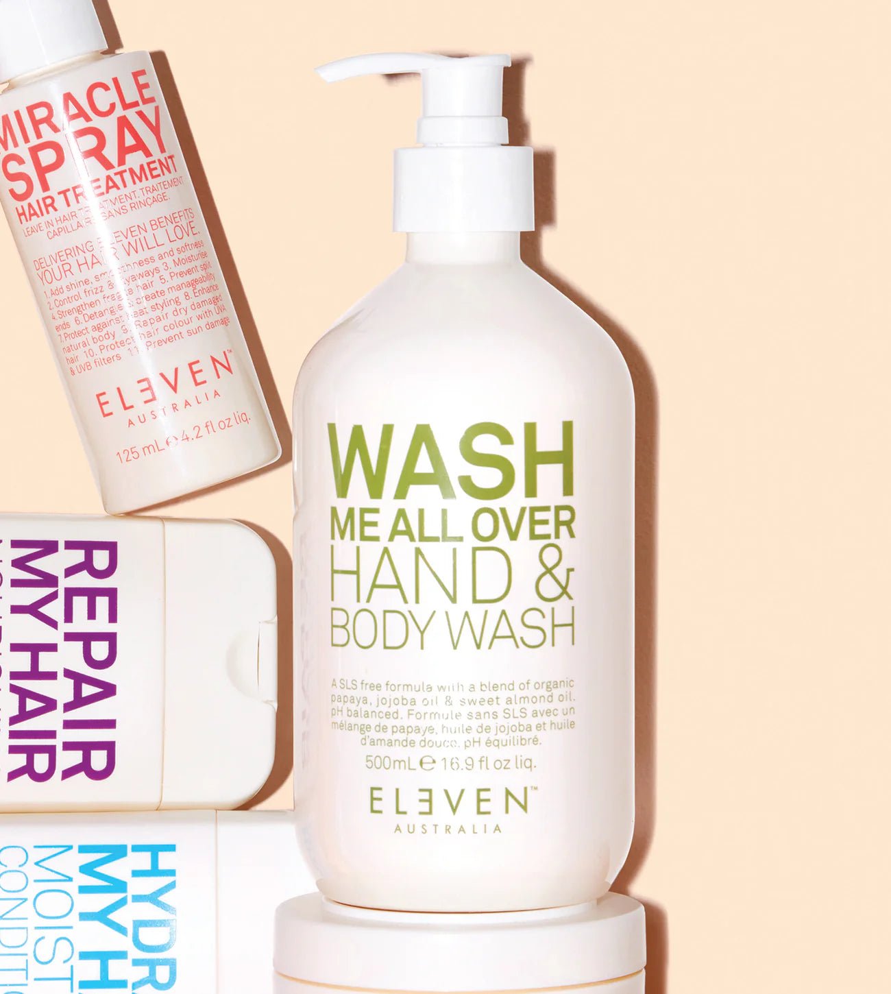 ELEVEN Wash Me All Over Hand & Body Wash 500ml - Shelley and Co