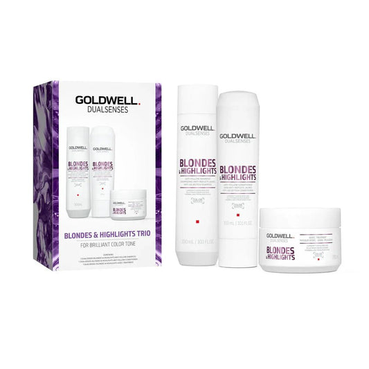 Goldwell DualSenses Blondes & Highlights Trio - shelley and co