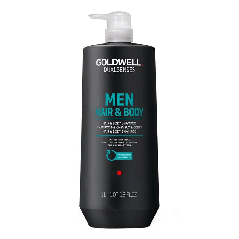 Goldwell Dualsenses Men Hair & Body Shampoo 1L - shelley and co