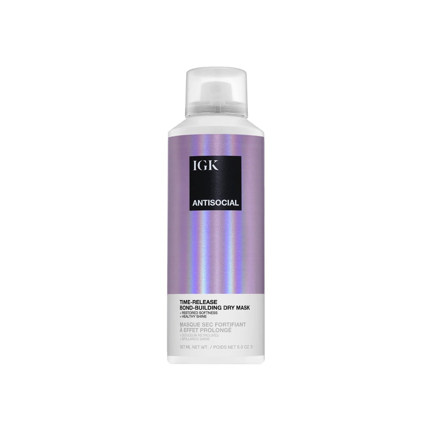 IGK Antisocial Overnight Bond - Building Dry Hair Mask 187ml - shelley and co