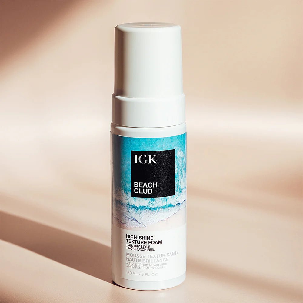 IGK Beach Club High - Shine Texture Foam 150ml - shelley and co