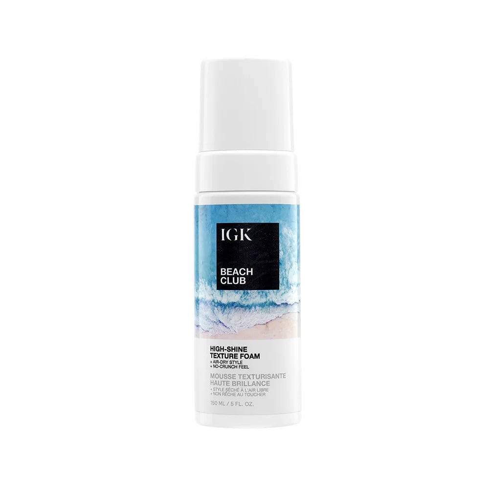 IGK Beach Club High - Shine Texture Foam 150ml - shelley and co