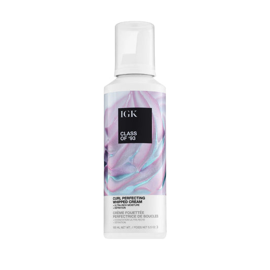 IGK Class of '93 Curl Perfecting Whipped Cream 165ml - shelley and co