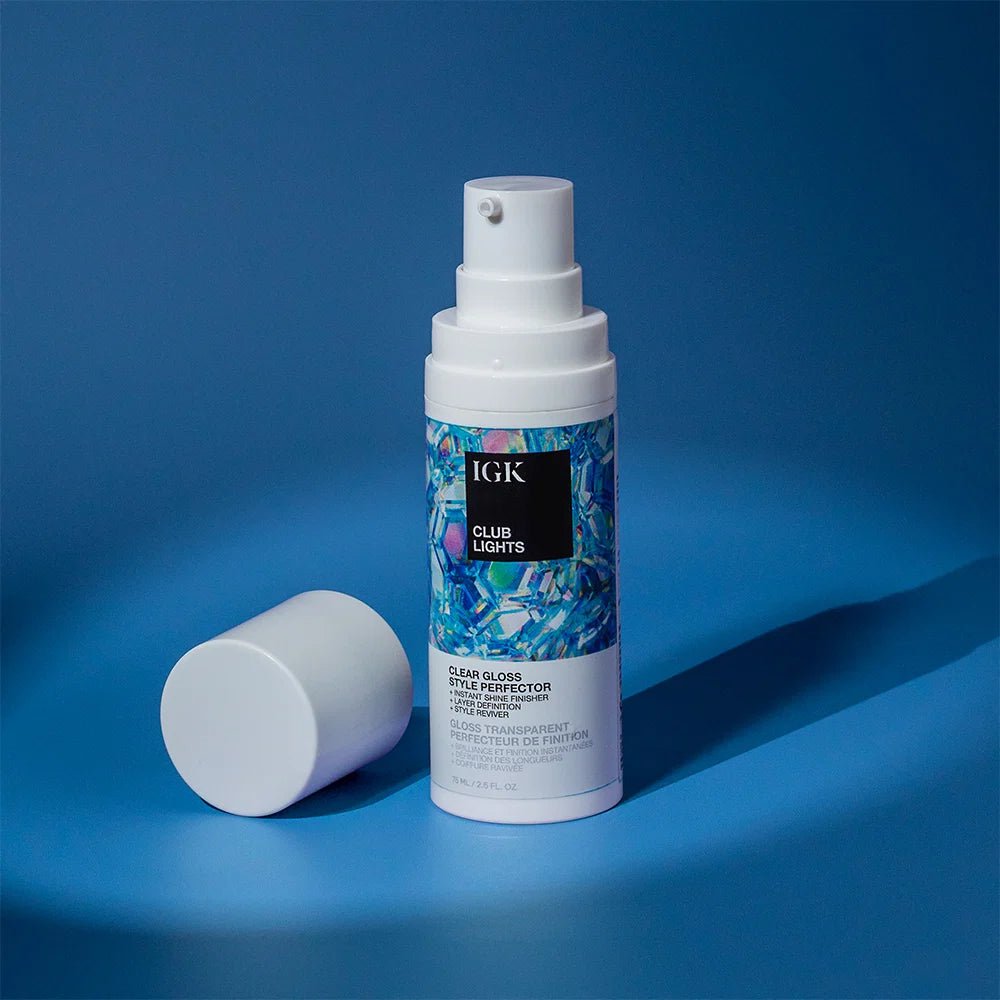 IGK Club Lights Clear Gloss Style Perfector 75ml - Shelley and Co