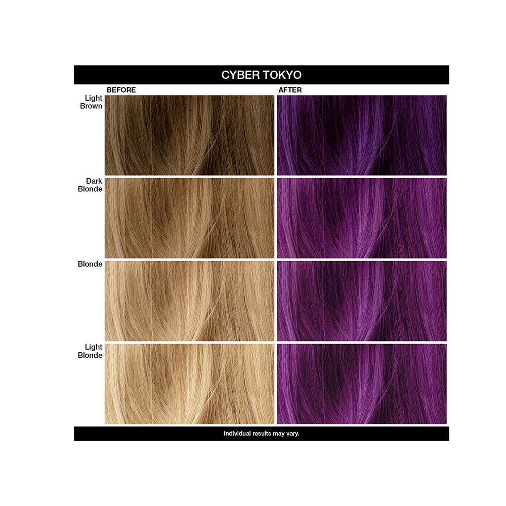 IGK Color Depositing Mask Cyber Tokyo - Intense Violet 180ml - shelley and co