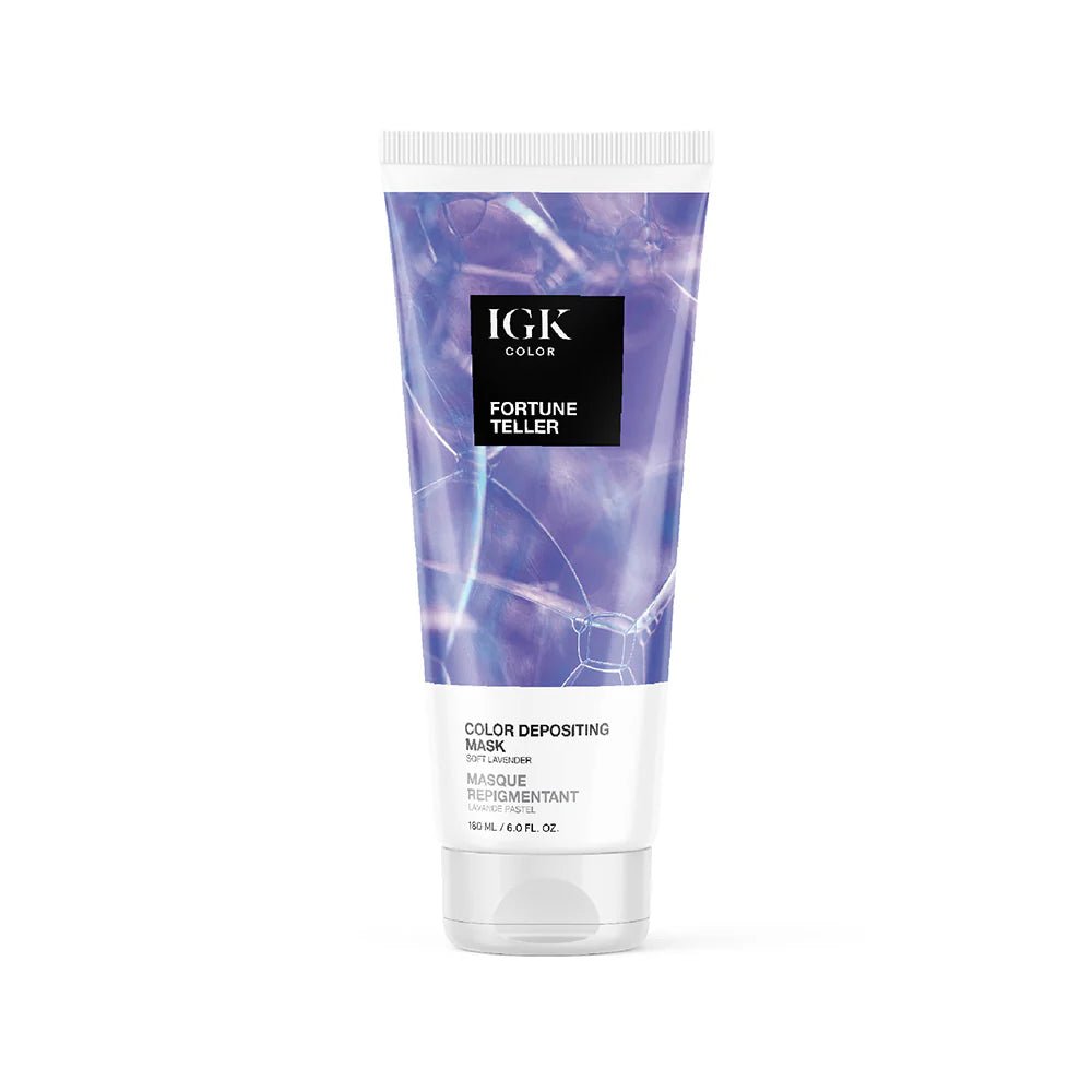 IGK Color Depositing Mask Fortune Teller - Soft Lavender 180ml - shelley and co