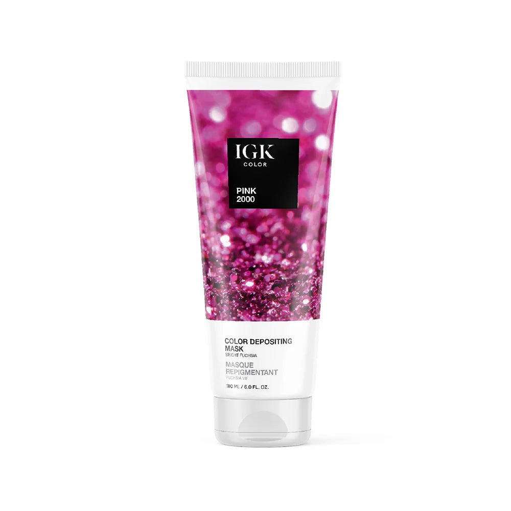 IGK Color Depositing Mask Pink 2000 - Bright Fuchsia 180ml - shelley and co