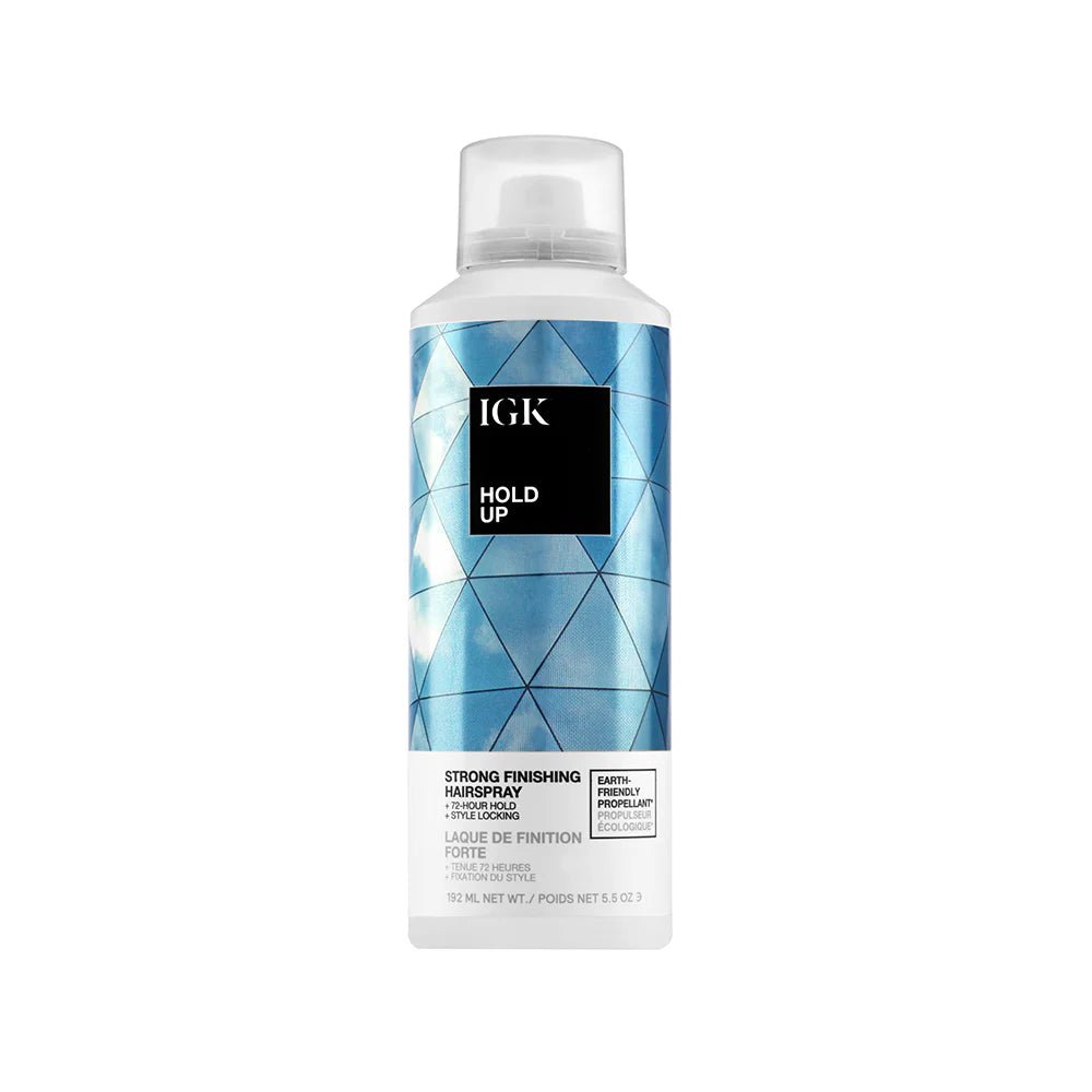 IGK Hold Up Strong Finishing Hairspray 192ml - shelley and co