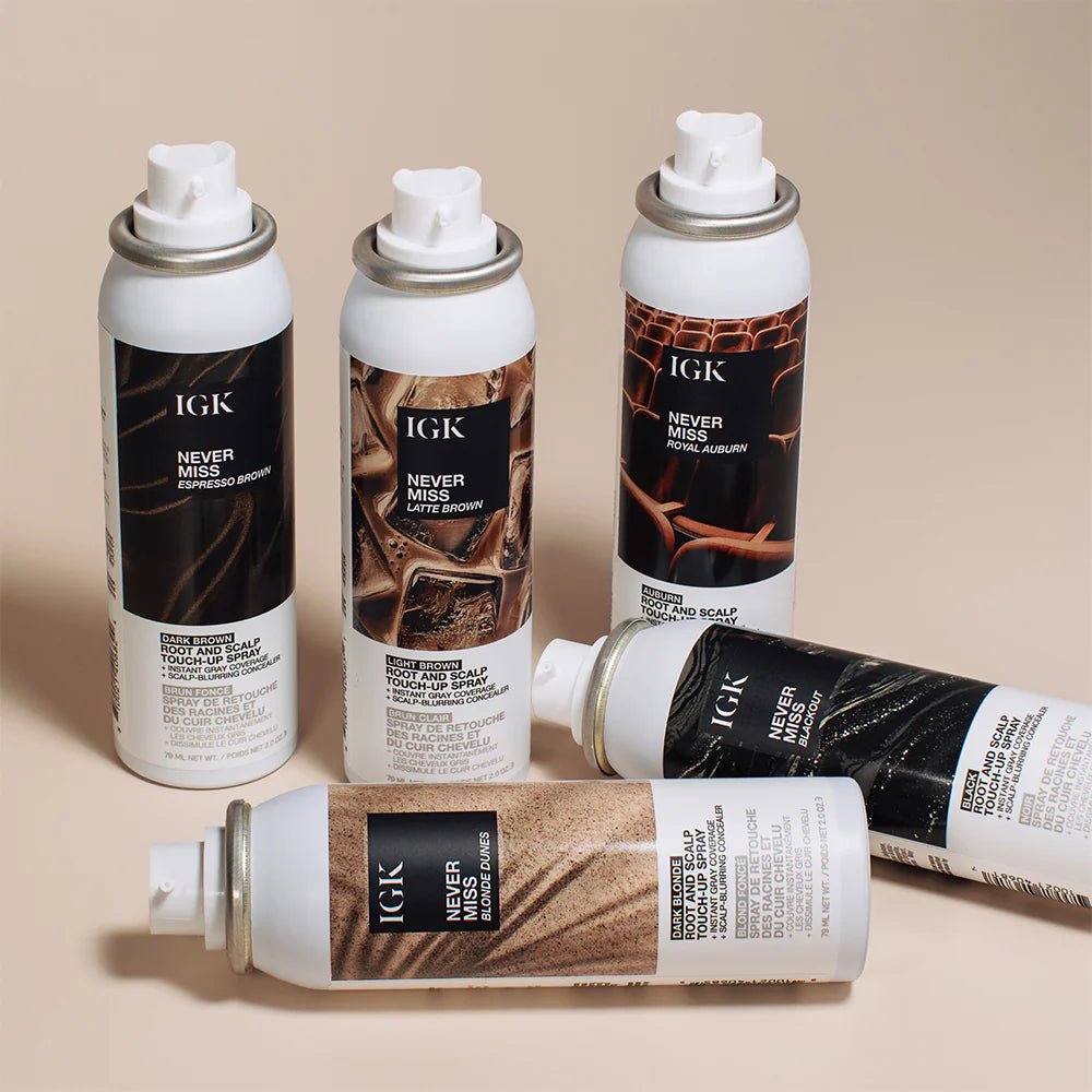IGK Never Miss Root and Scalp Touch - Up Spray - Royal Auburn 79ml - Shelley and Co