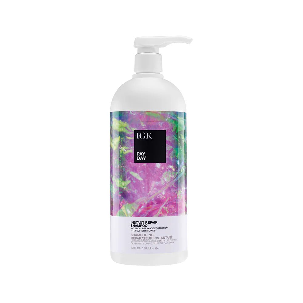 IGK Pay Day Repair Shampoo Retail Litre - shelley and co