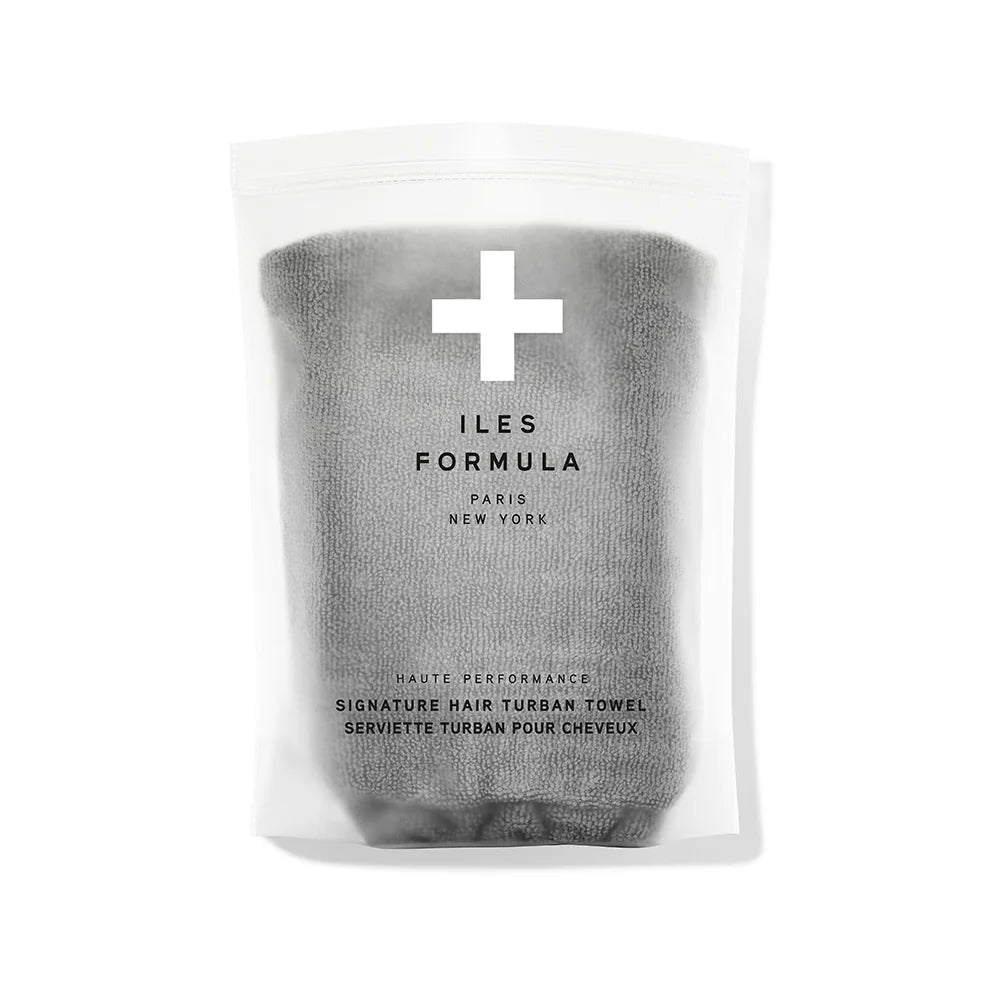 Iles Formula Hair Turban - Grey - shelley and co