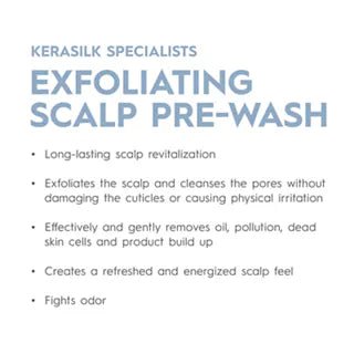 Kerasilk Exfoliating Scalp Pre-Wash 250ml - shelley and co