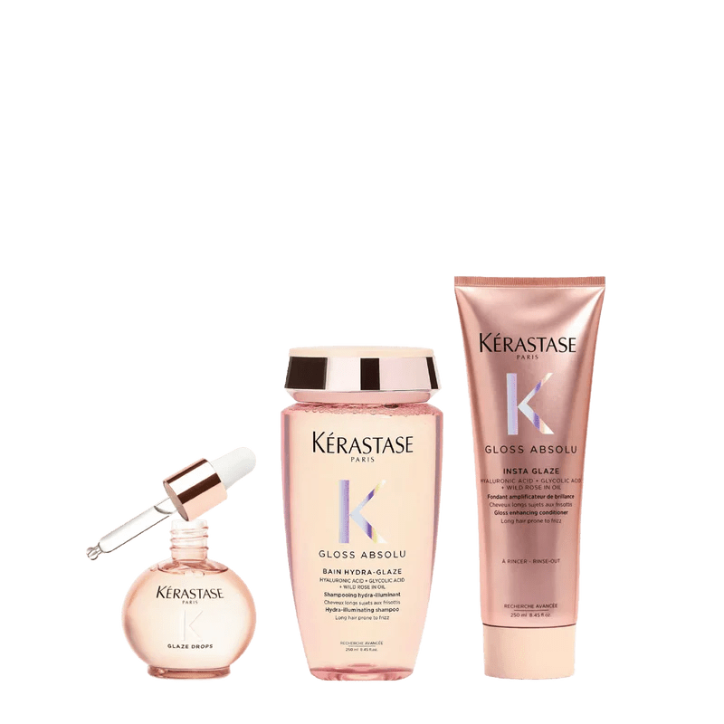 Kérastase Gloss Absolu Glaze Drops Trio Bundle - shelley and co