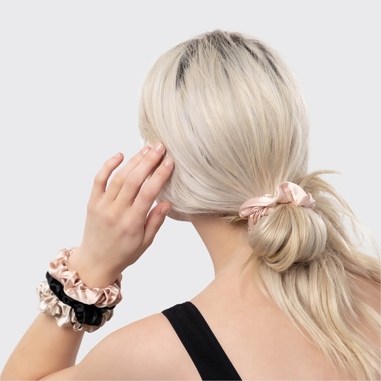 Kitsch Satin Sleep Scrunchies 5pc - Assorted - shelley and co