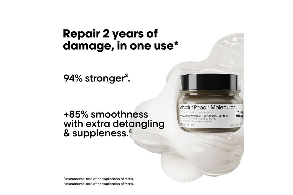 L'Oréal Professionnel Absolut Repair Molecular Concentrated Mask 250ml - shelley and co