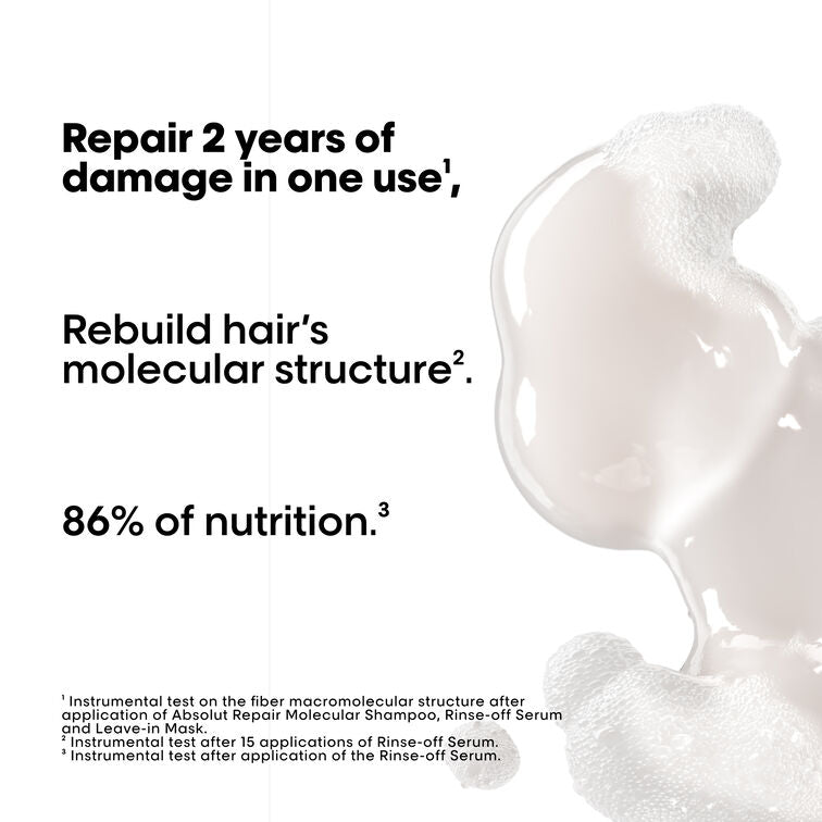 L'Oréal Professionnel Absolut Repair Molecular Shampoo 500ml - Shelley and Co