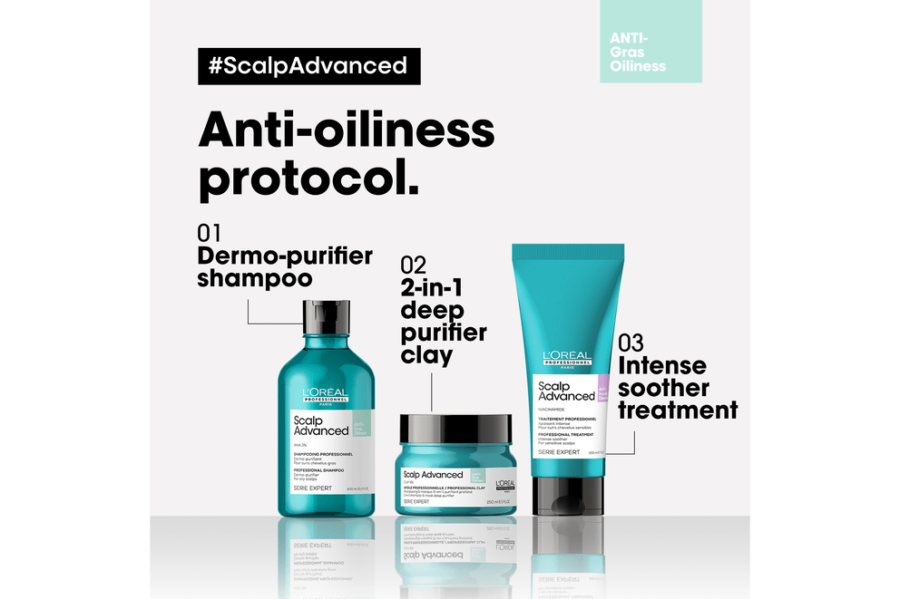 L'Oréal Professionnel Scalp Advanced Anti - Oiliness Mask 250ml - shelley and co