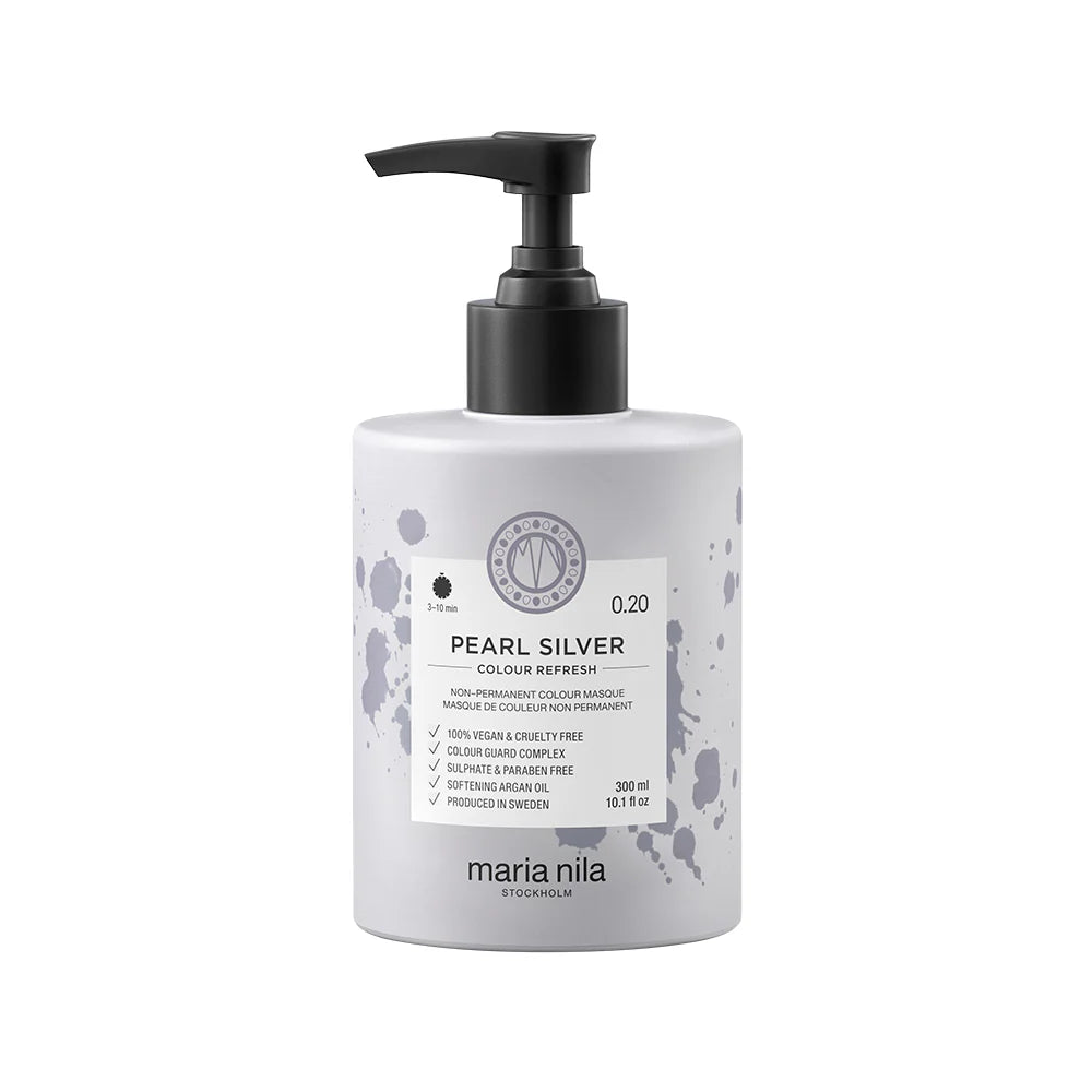 Maria Nila Colour Refresh Pearl Silver 300ml - shelley and co