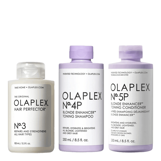 Olaplex Enhance Blonde and Perfect Trio Bundle - shelley and co