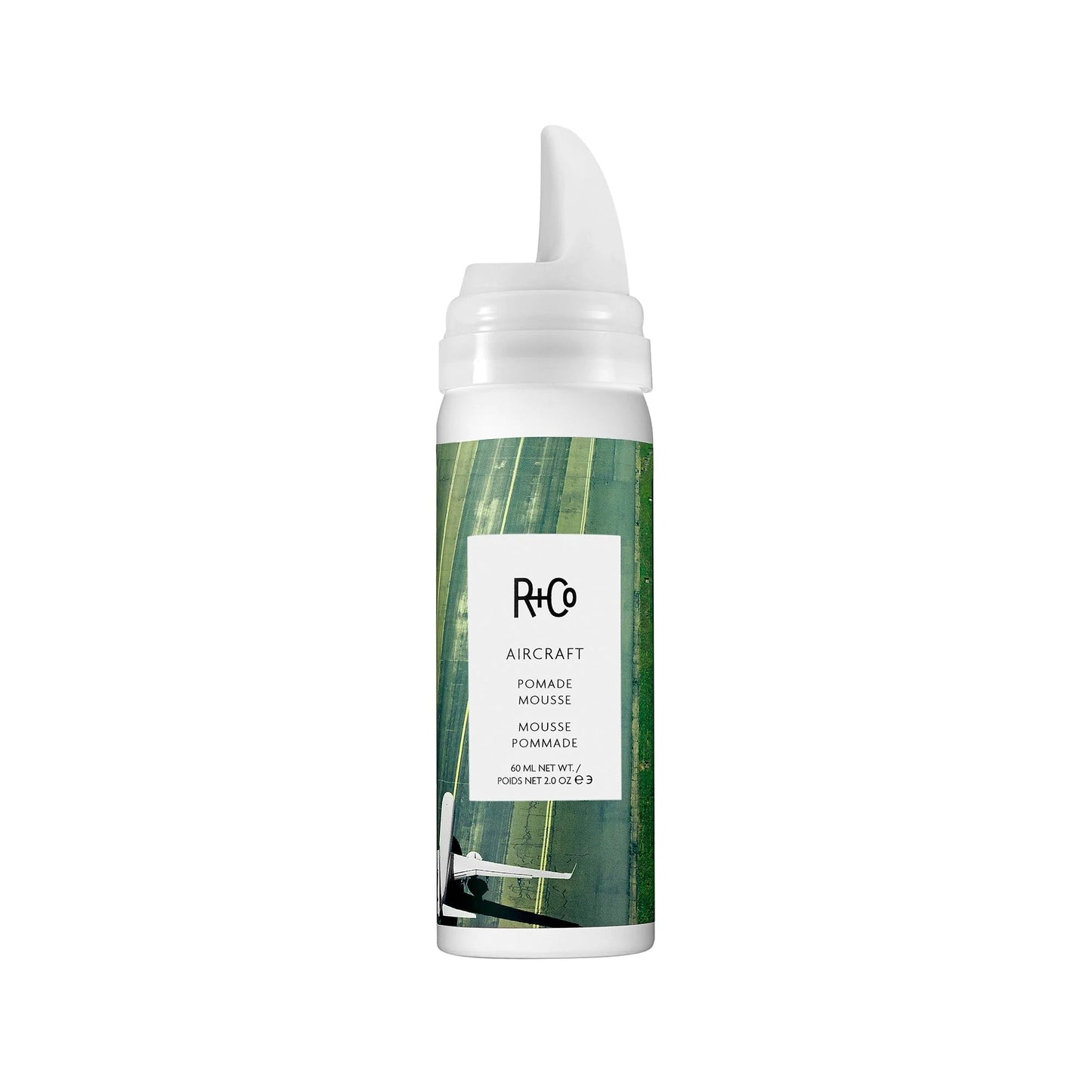 R+Co AIRCRAFT Pomade Mousse - Travel 60ml - shelley and co