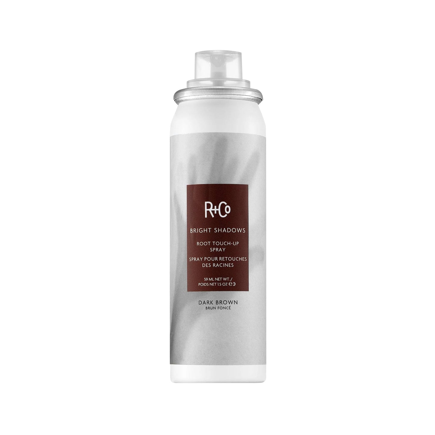 R+Co BRIGHT SHADOWS Root Touch - Up Spray - Dark Brown 59ml - shelley and co
