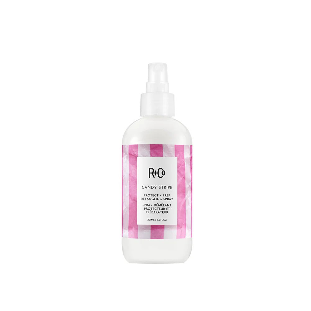 R+Co CANDY STRIPE Protect + Prep Detangling Spray 241ml - shelley and co