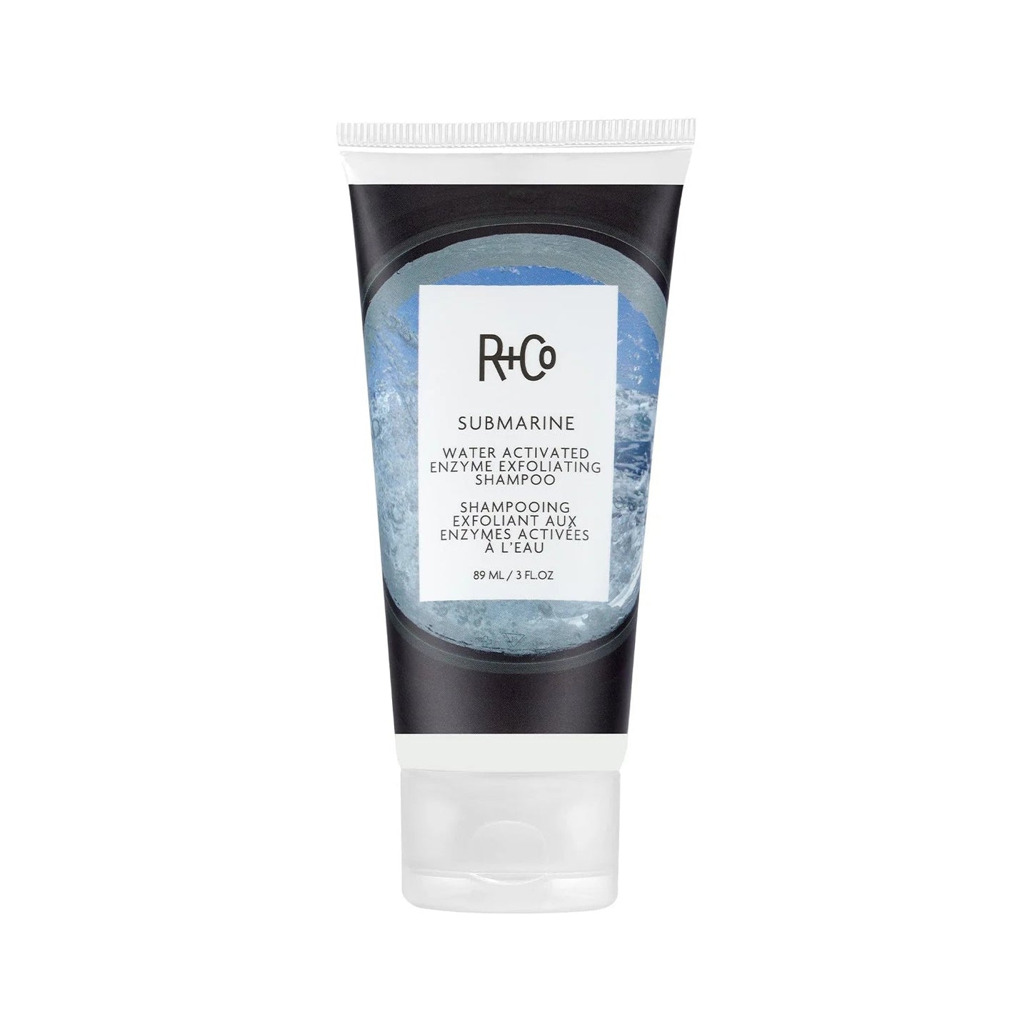 R+Co SUBMARINE Water Activated Enzyme Exfoliating Shampoo 89ml - shelley and co
