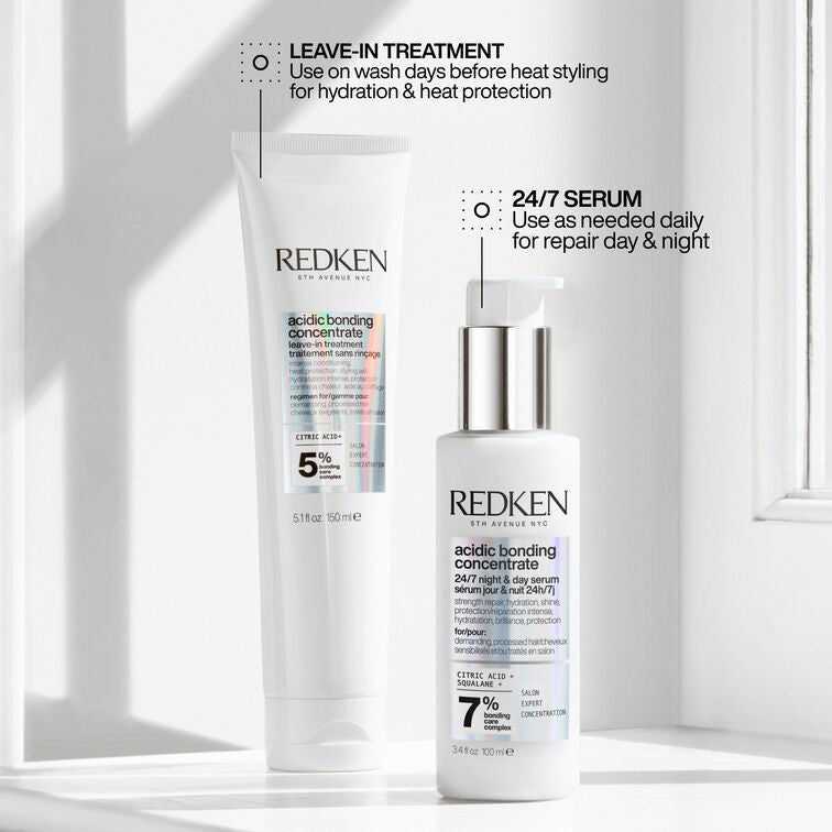 Redken Acidic Bonding Concentrate 24/7 Night and Day Serum 100ml - shelley and co