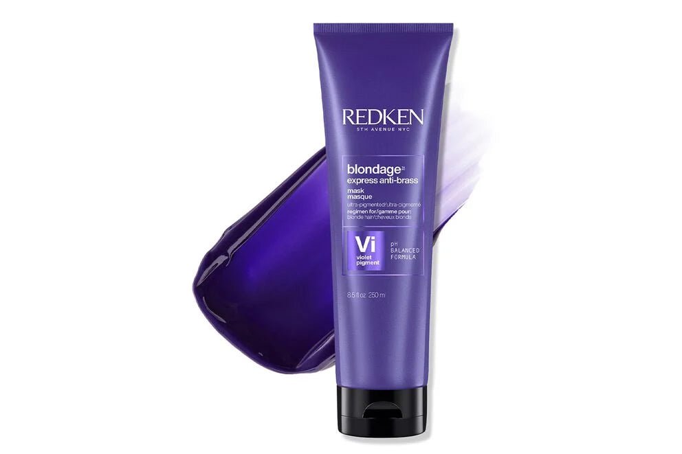 Redken Color Extend Blondage Express Anti - Brass Purple Hair Mask 300ml - shelley and co
