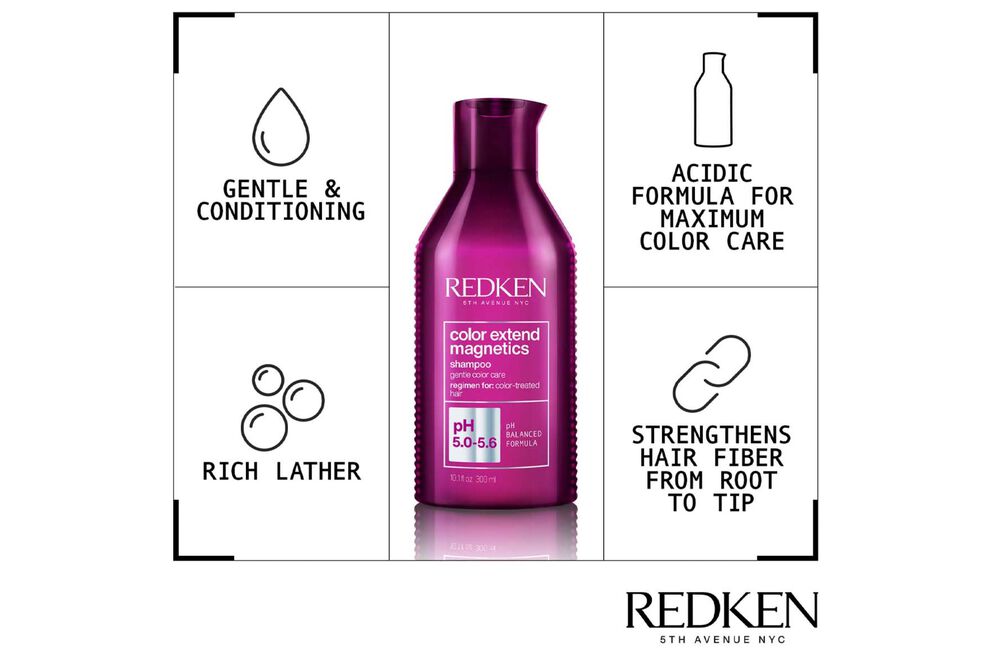 Redken Color Extend Magnetics Sulfate - Free Shampoo 300ml - shelley and co