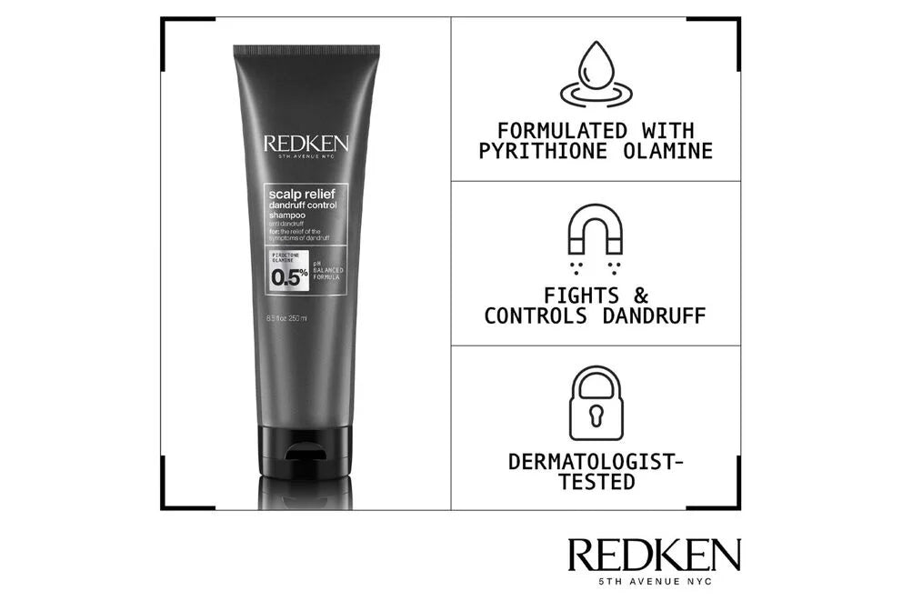 Redken Scalp Relief Dandruff Control Shampoo 250ml - shelley and co
