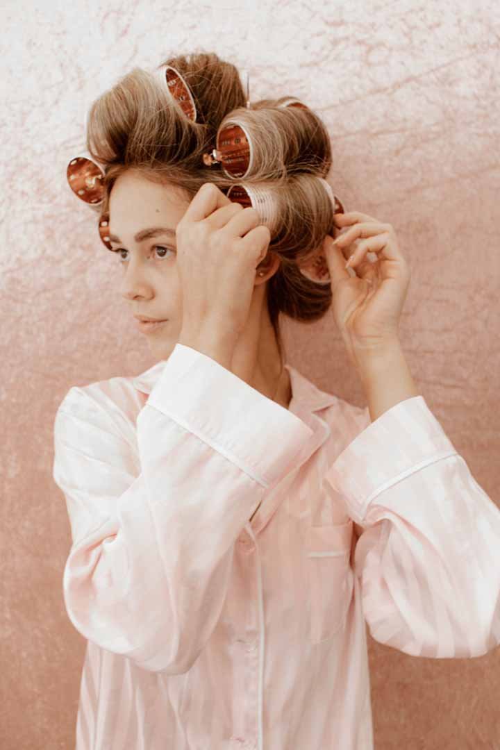 Charlii Miss Lavender! The Marilyn Set - Xtra Wide Quick Grip Rollers - shelley and co