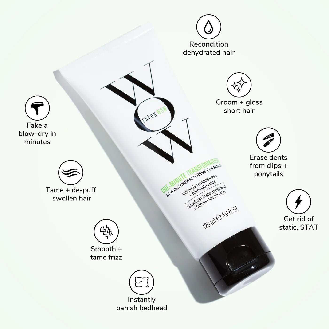 Color WOW One Minute Transformation Frizz Fighting Cream 120ml - shelley and co