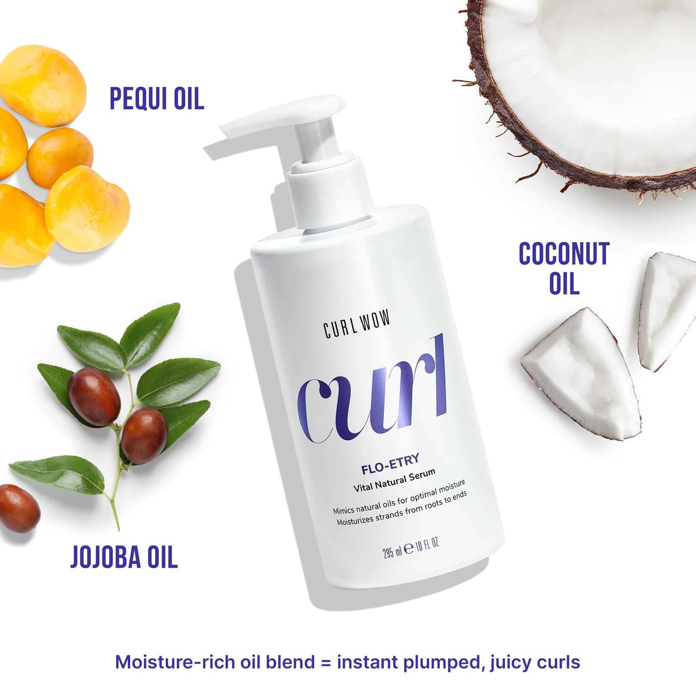 Curl WOW Flo-Etry Vital Natural Serum 295ml - shelley and co