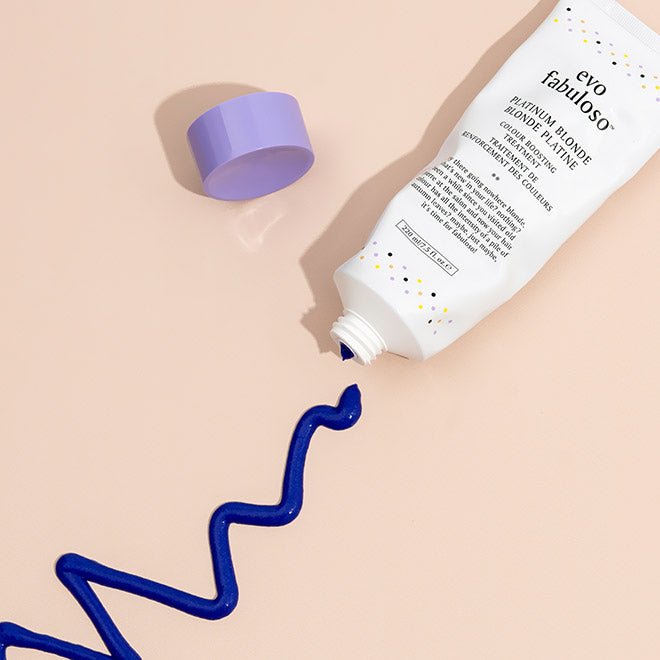 EVO fabuloso platinum blonde colour boosting treatment 220ml - shelley and co
