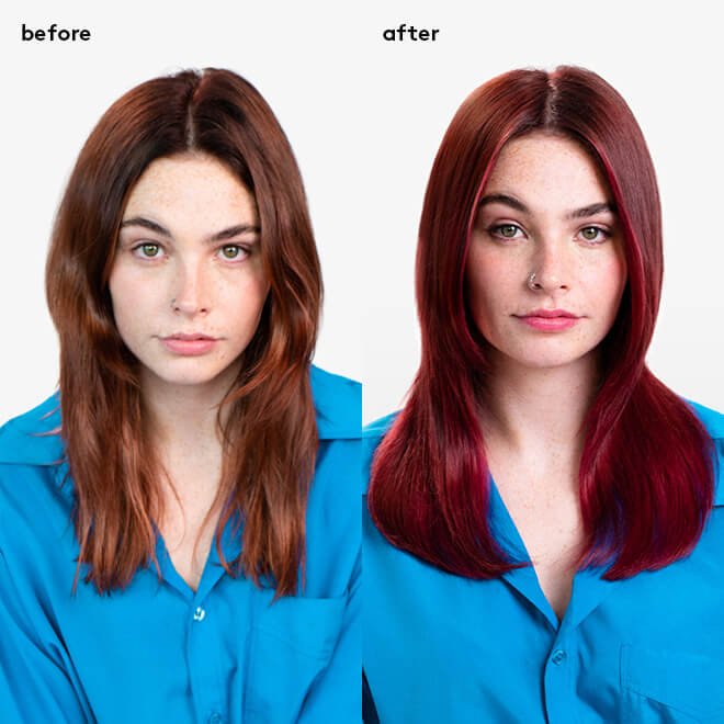 EVO fabuloso purple red colour boosting treatment 220ml - shelley and co