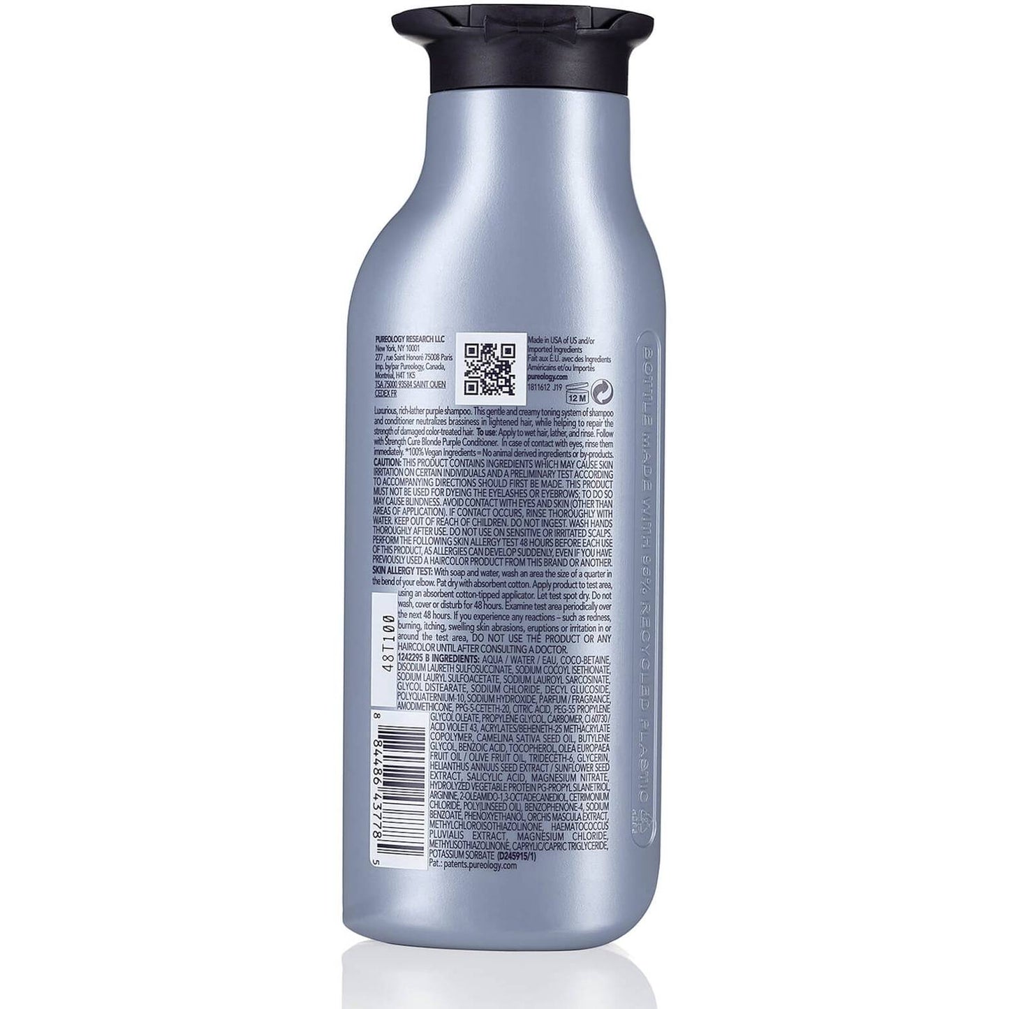 Pureology Strength Cure Blonde Shampoo 266ml - shelley and co