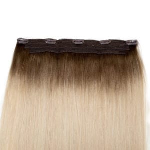 Seamless1 Coffee n Cream Balayage Colour Human Hair 1 Piece - shelley and co