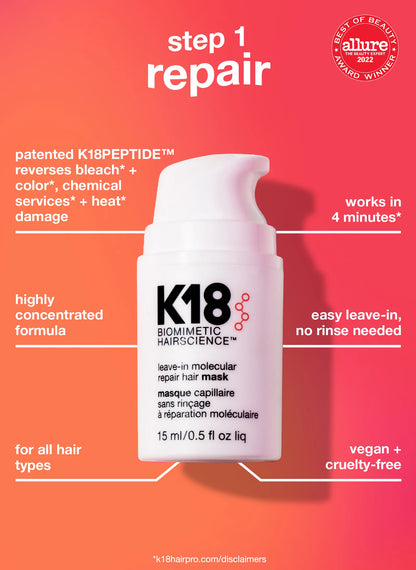 K18 Repair, Protect + Smooth Holiday Trio Kit