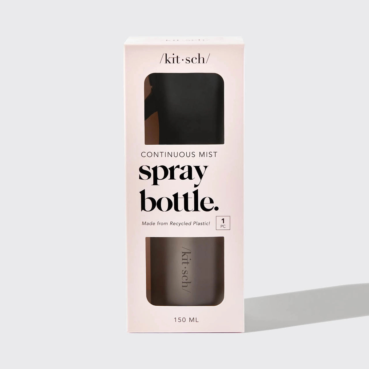 Kitsch Continuous Mist Spray Bottle - Black