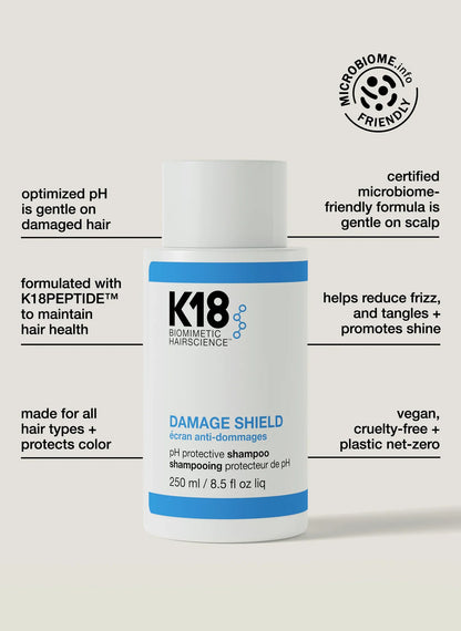 K18 DAMAGE SHIELD pH protective shampoo 473ml