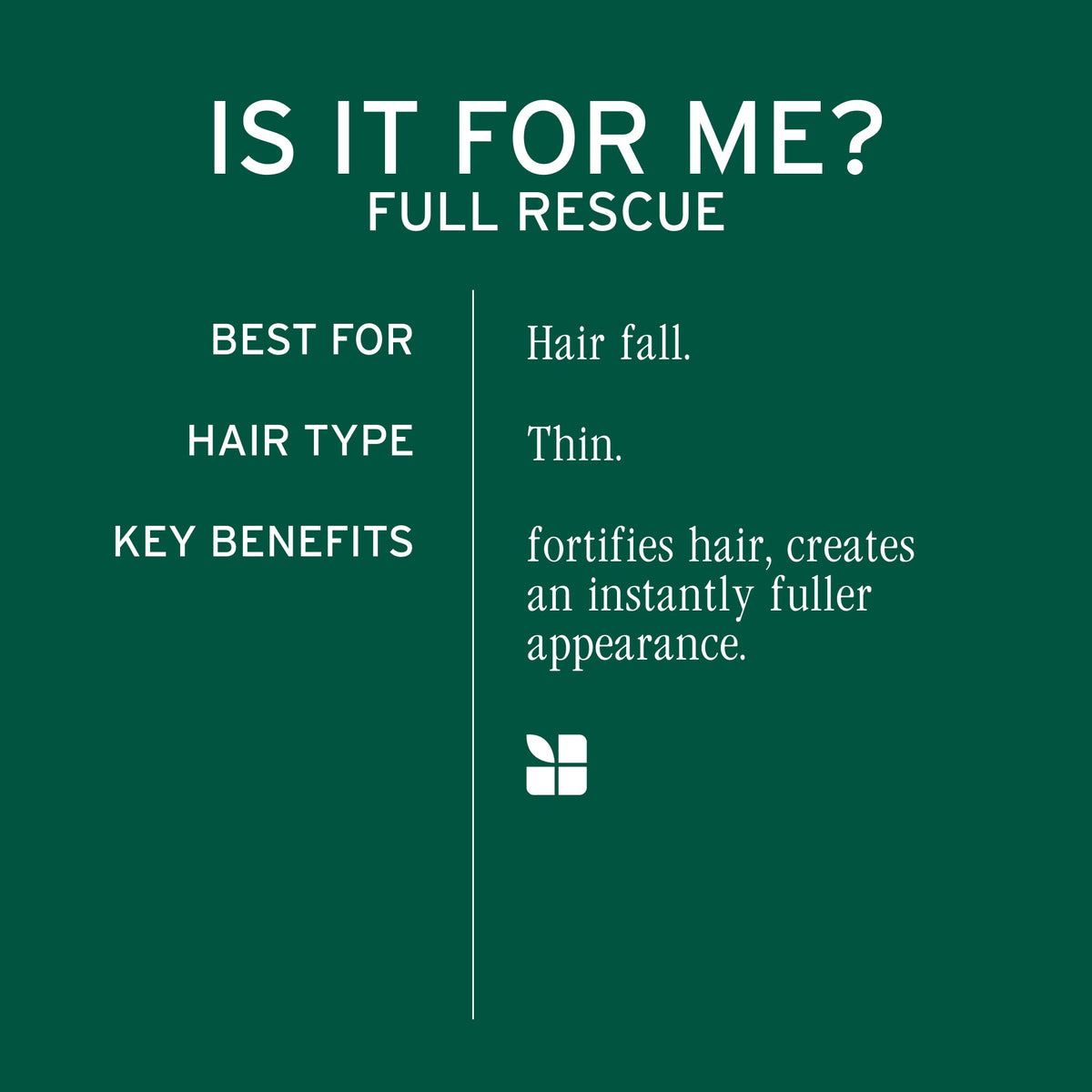 Biolage Full Rescue Densifying Leave-in Spray 250ml - Shelley and Co
