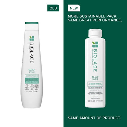 Biolage Scalp Sync Clarifying Shampoo 400ml - Shelley and Co