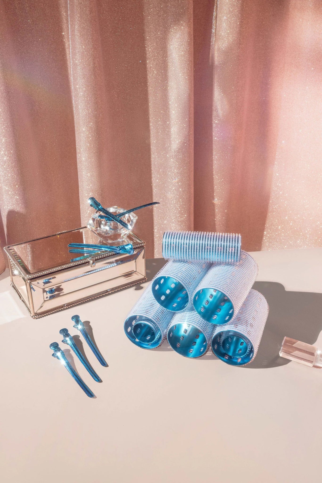 Charlii Miss Bluesy! The Marilyn Set - Xtra Wide Quick Grip Rollers - shelley and co