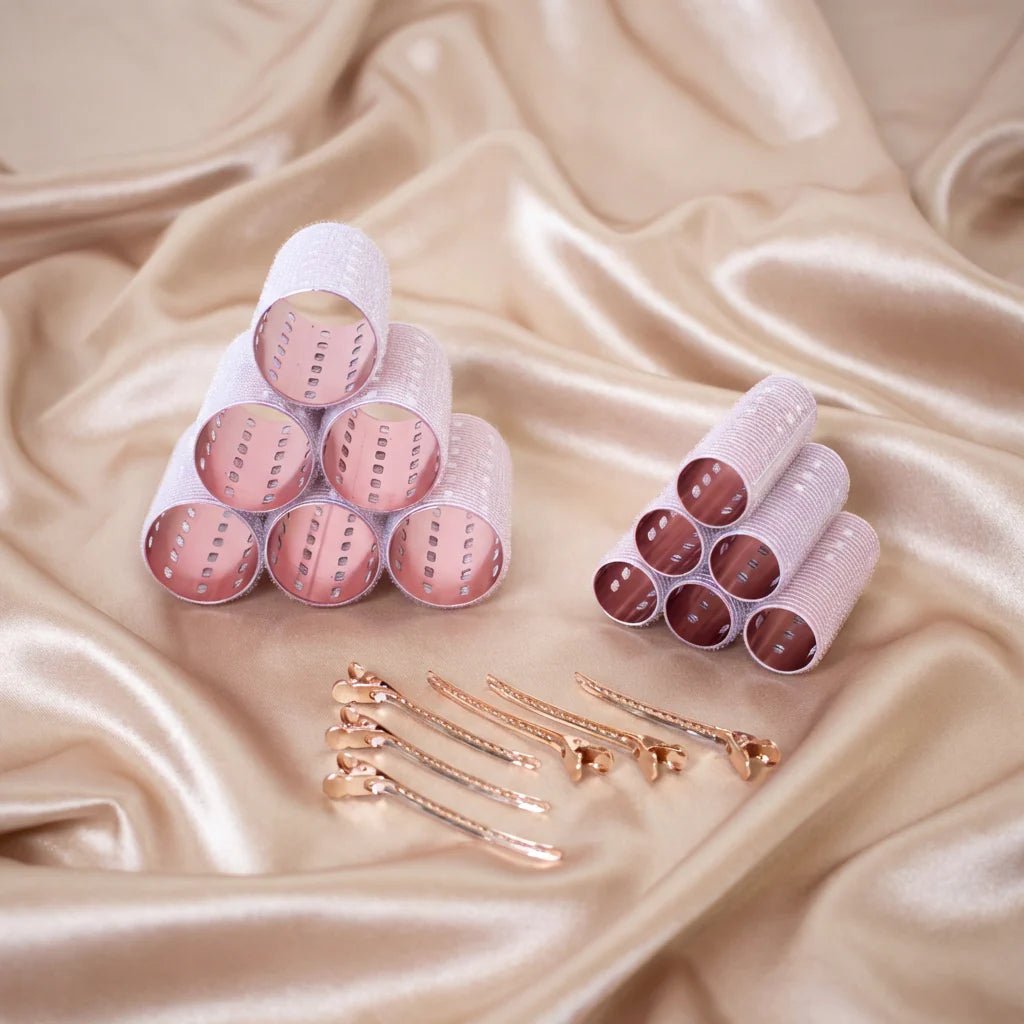 Charlii The Marilyn Set - Xtra Wide Quick Grip Rollers Rose Gold - Shelley and Co