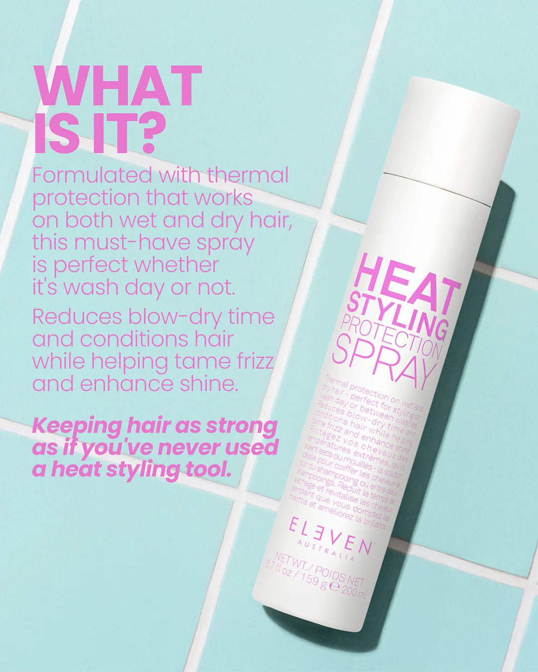 ELEVEN Heat Styling Protection Spray 200ml - Shelley and Co