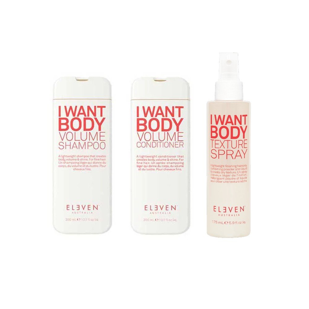 ELEVEN I Want Body Volume Texture Spray Trio Bundle - Shelley and Co
