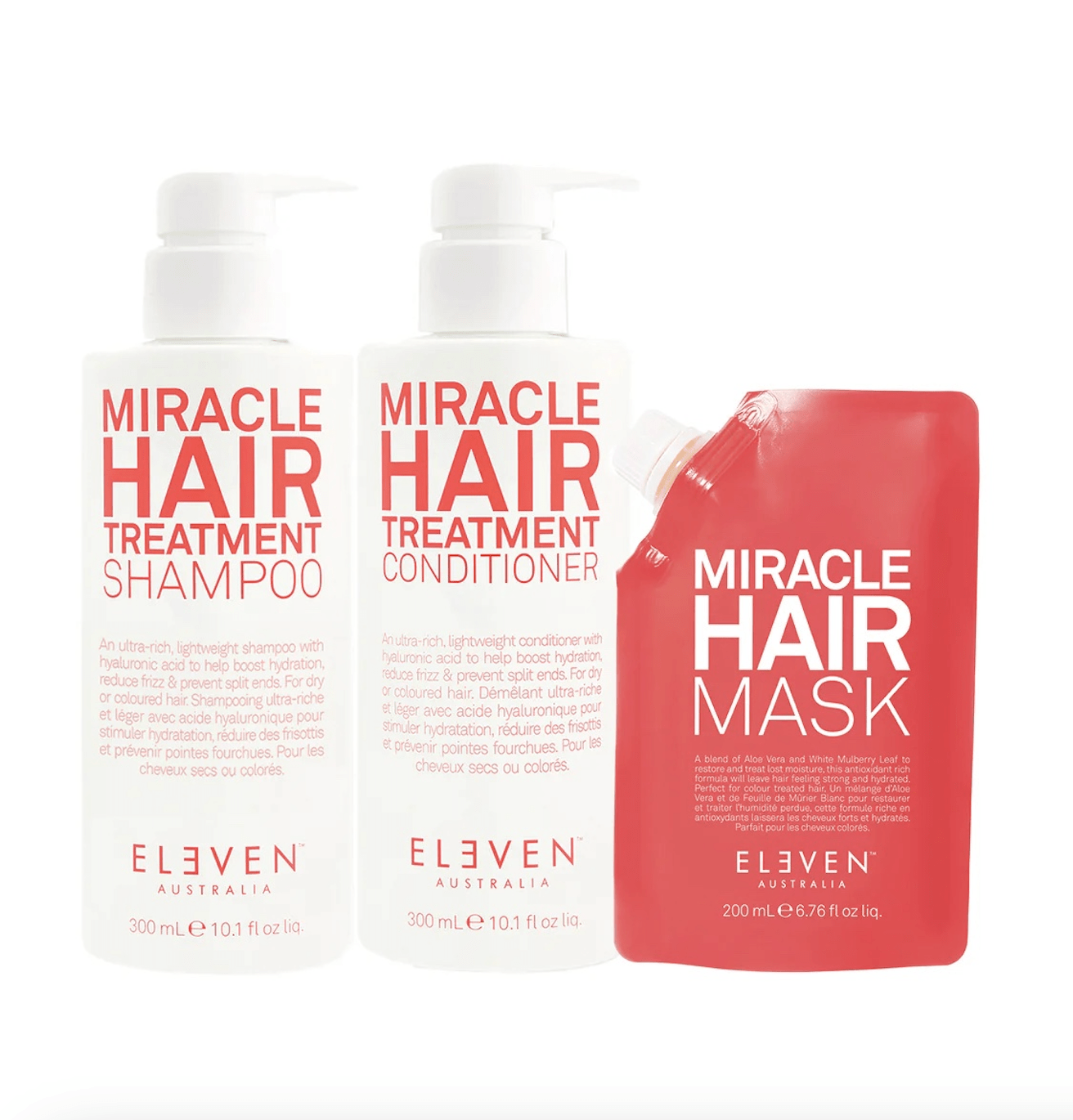 ELEVEN Miracle Hair Treatment Mask Trio Bundle - Shelley and Co