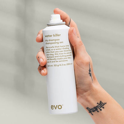 EVO water killer dry shampoo 200ml - shelley and co