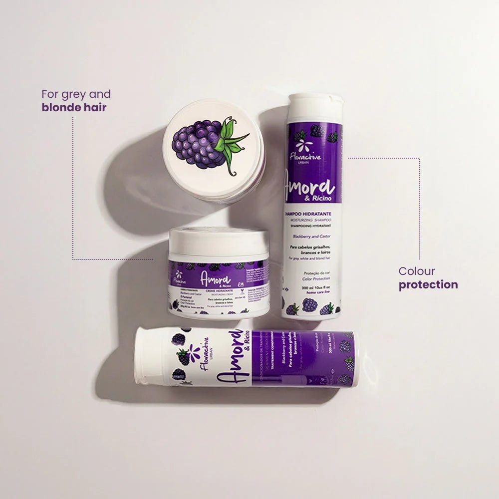 Floractive Blackberry & Castor Moisturising Shampoo 1L - Shelley and Co